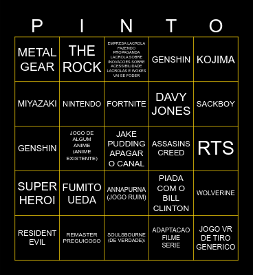 WOKE OF THE YEAR Bingo Card