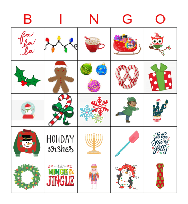 Holiday Bingo! Bingo Card