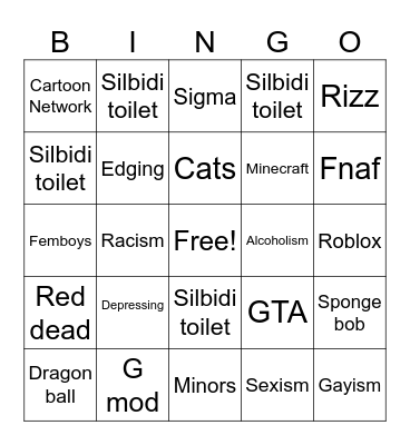 Memes Bingo Card