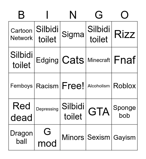 Memes Bingo Card