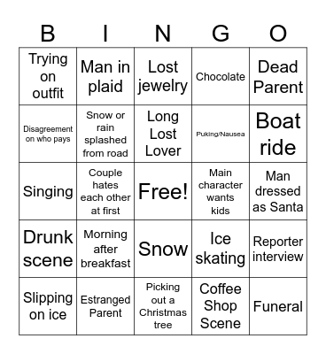 Our Little Secret Bingo Card
