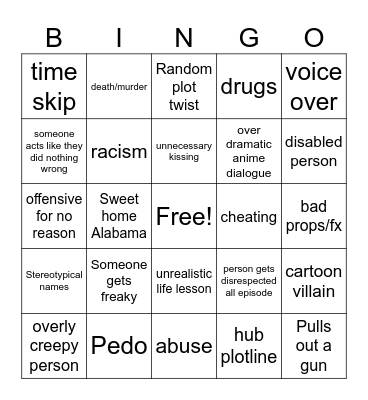 TT Bingo! Bingo Card