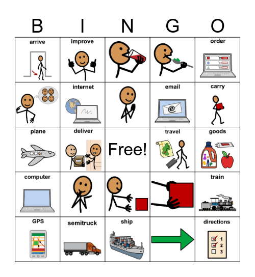 Unit 13 Bingo Card