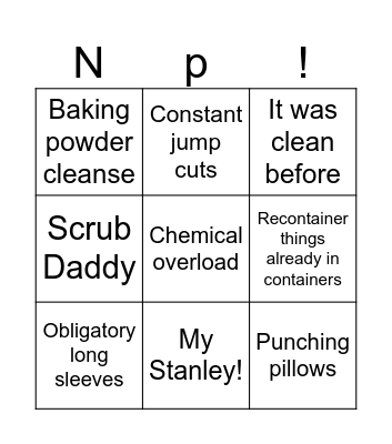 Frivouloso Bingo Card