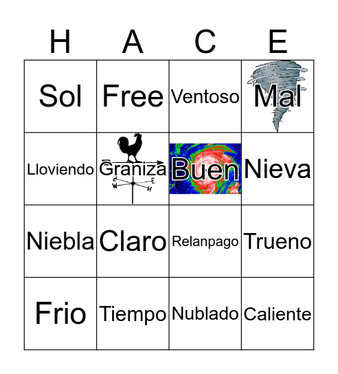 Hace Bingo Card