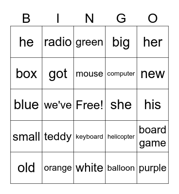 Power up w12 Bingo Card