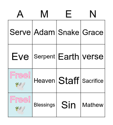 PRAY AND PLAY BINGO🙏🏾 Bingo Card