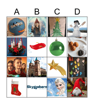 Skyggebørn Bingo Card