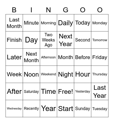 CMD 205 Final Exam Review 1 Bingo Card