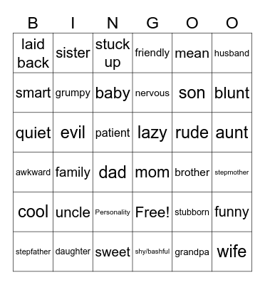 CMD 205 Final Exam Review 3 Bingo Card