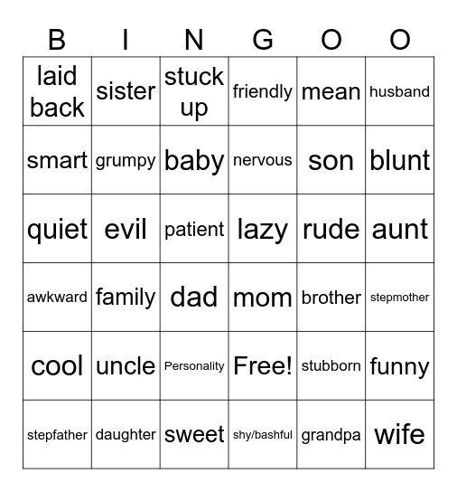 CMD 205 Final Exam Review 3 Bingo Card