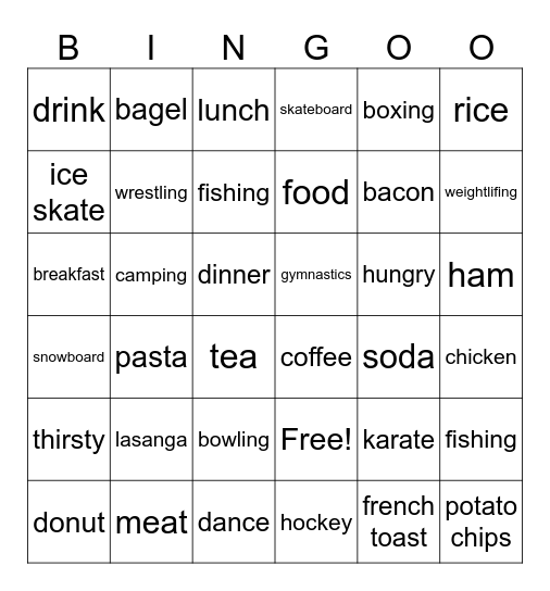 CMD 205 Final Exam Review 4 Bingo Card