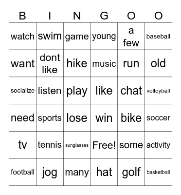 CMD 205 Final Exam Review 5 Bingo Card