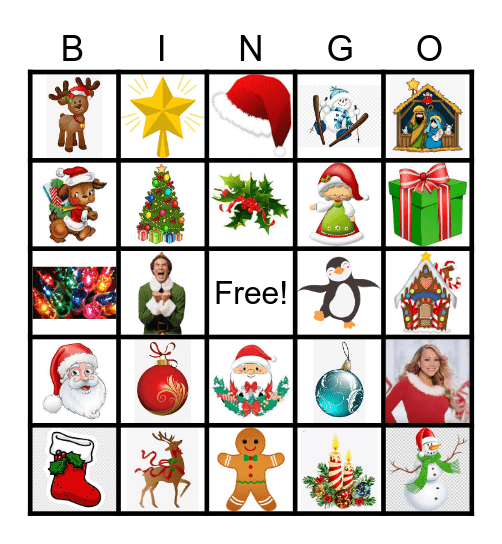 Christmas Bingo Card