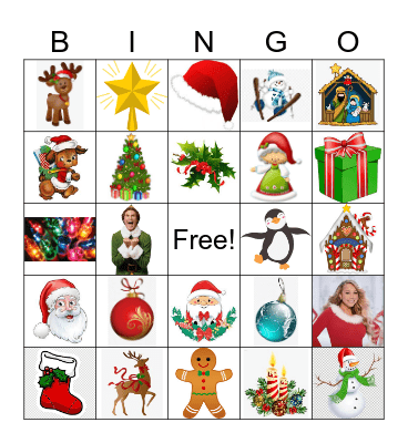 Christmas Bingo Card