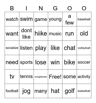 CMD 205 Final Exam Review 5 Bingo Card