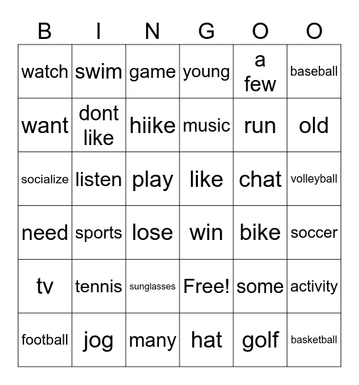 CMD 205 Final Exam Review 5 Bingo Card