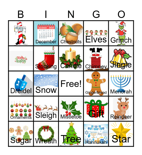 December 2024 Bingo Card