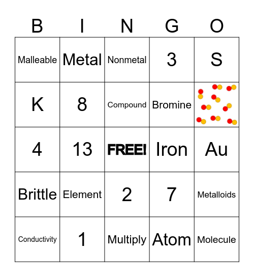 Matter Bingo Card