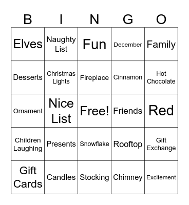 Terri's Tree Trimming 2024! Bingo Card