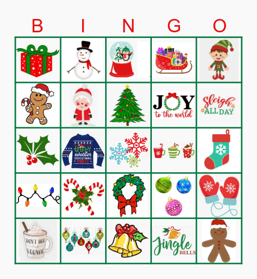 Bingo December Bingo Card