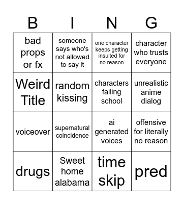 Tomorrow's Teachings Bingo Card