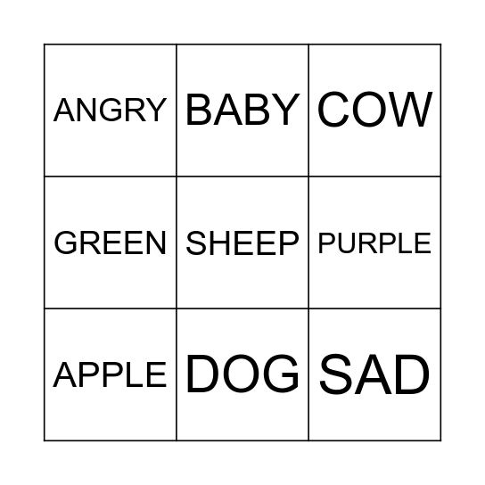 BINGO! Bingo Card