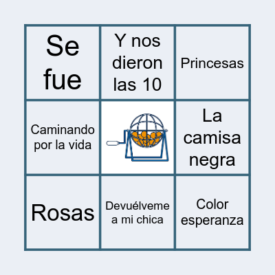 BINGO MUSICAL SAMSIC Bingo Card