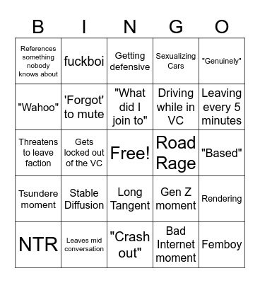 Eternal Bingo Card