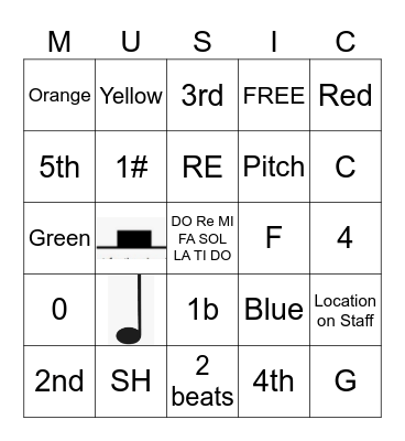 Quiz 1 Review Bingo Card