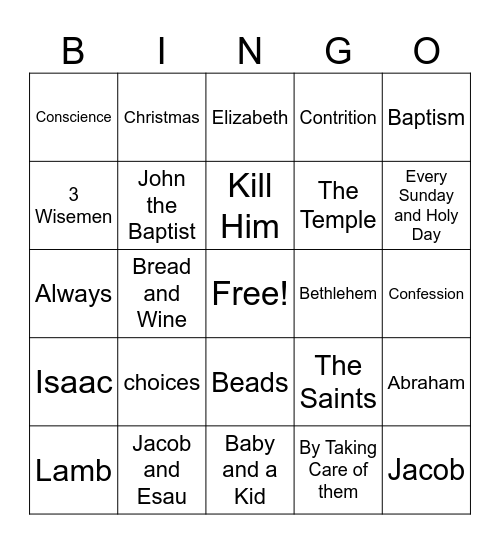 December Third Grade Bingo Card