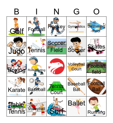 SPORTS Bingo Card