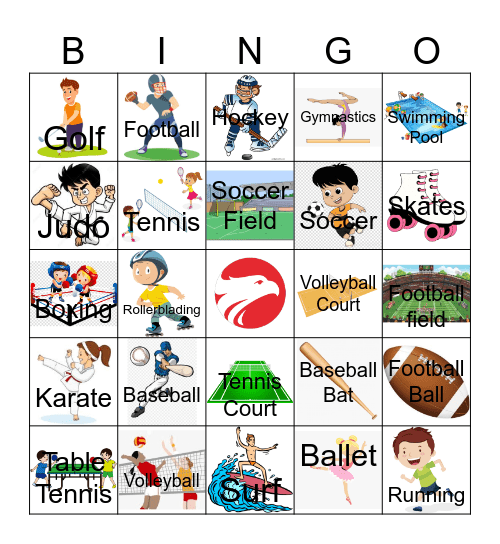 SPORTS Bingo Card