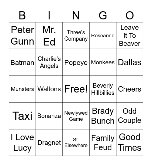 Heritage Home Bingo Card
