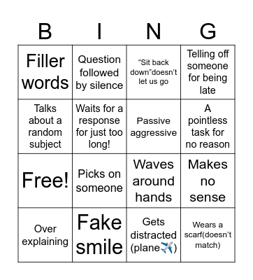 English lit 🔥 Bingo Card