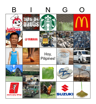 PHILIPPINES 2024 Bingo Card