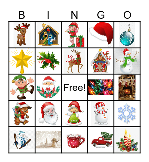 Christmas Bingo CCSE Bingo Card