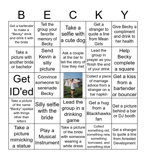 Bachelorette Bingo! Bingo Card