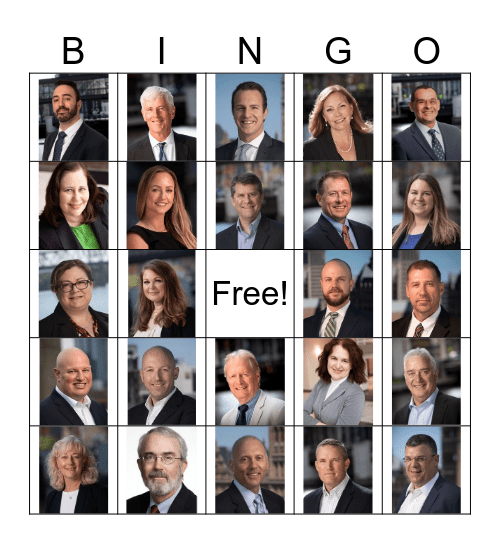 Attorney Bingo Card