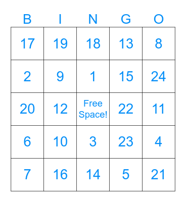 Winter Wellness Bingo Card