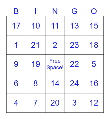 Winter Wellness Bingo Card