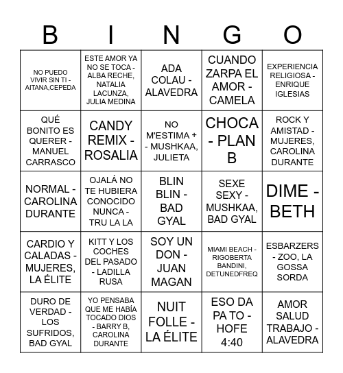 ESPLAI PONT DE DESEMBRE Bingo Card