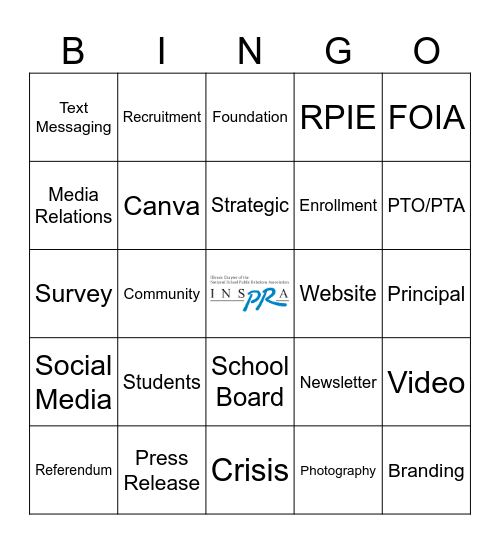 INSPRA BINGO Card