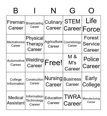 FIND THE BOOTH WITH Bingo Card