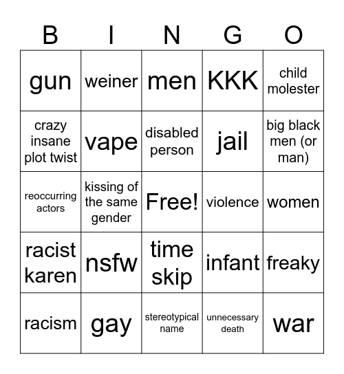 tomorrows teachings bingo Card