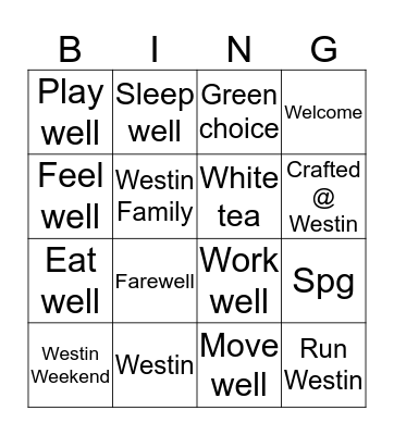 Front office Bingo  Bingo Card