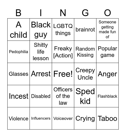 Tomorrows Teachings Bingo Card