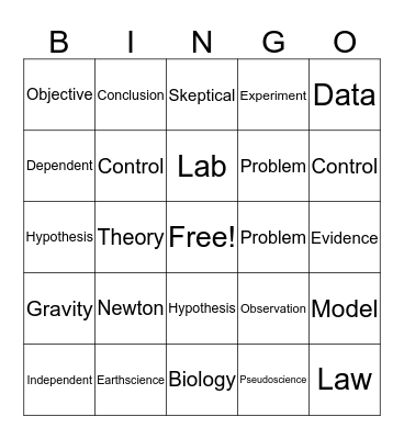 / Bingo Card