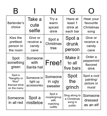 Bingo Bells Bingo Card