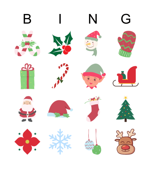 Christmas Bingo Card